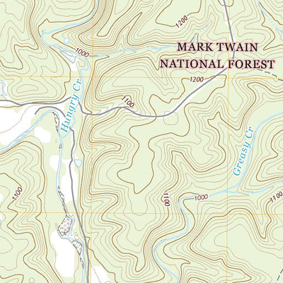 United States Geological Survey Cabool SW, MO (2021, 24000-Scale) digital map