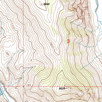 United States Geological Survey Caboose Canyon, MT (1997, 24000-Scale) digital map