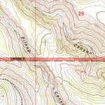 United States Geological Survey Caboose Canyon, MT (1997, 24000-Scale) digital map