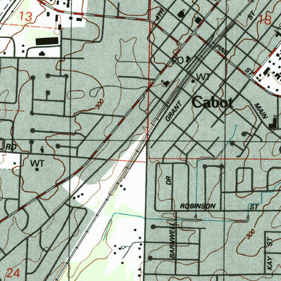United States Geological Survey Cabot, AR (1994, 24000-Scale) digital map