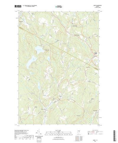 United States Geological Survey Cabot, VT (2021, 24000-Scale) digital map