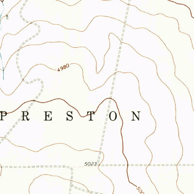 United States Geological Survey Cabra Hill, NM (1972, 24000-Scale) digital map