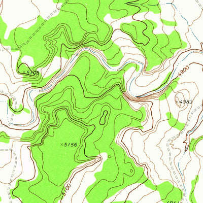 United States Geological Survey Cabra Hill, NM (1972, 24000-Scale) digital map
