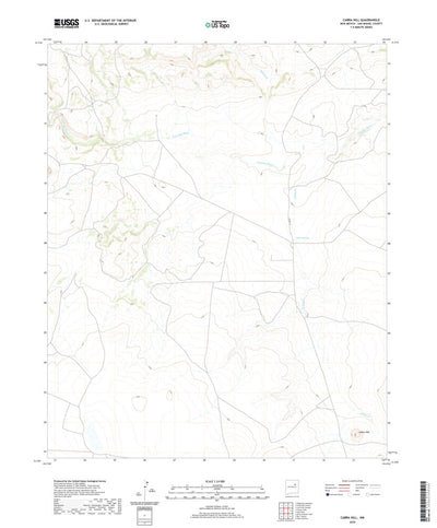 United States Geological Survey Cabra Hill, NM (2020, 24000-Scale) digital map