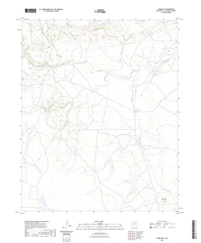 United States Geological Survey Cabra Hill, NM (2023, 24000-Scale) digital map