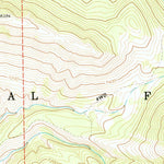 United States Geological Survey Cache Creek, WY (1965, 24000-Scale) digital map