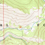 United States Geological Survey Cache Creek, WY (1996, 24000-Scale) digital map