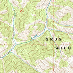 United States Geological Survey Cache Creek, WY (1996, 24000-Scale) digital map