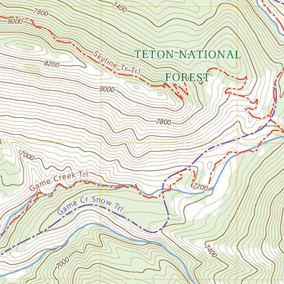 United States Geological Survey Cache Creek, WY (2023, 24000-Scale) digital map