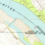 United States Geological Survey Cache, IL-MO (1967, 24000-Scale) digital map
