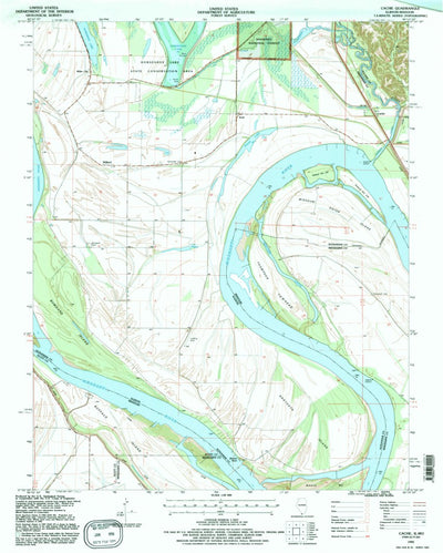United States Geological Survey Cache, IL-MO (1993, 24000-Scale) digital map