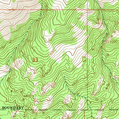 United States Geological Survey Cache Peak, ID (1968, 24000-Scale) digital map