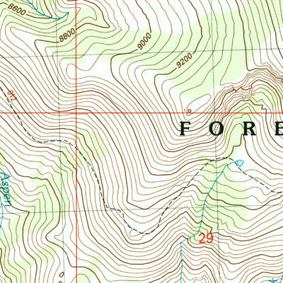 United States Geological Survey Cache Peak, ID (2001, 24000-Scale) digital map
