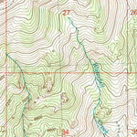 United States Geological Survey Cache Peak, ID (2001, 24000-Scale) digital map