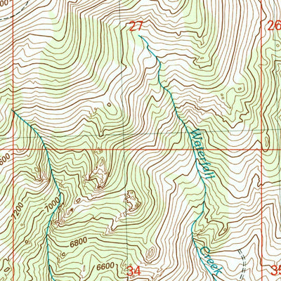 United States Geological Survey Cache Peak, ID (2001, 24000-Scale) digital map