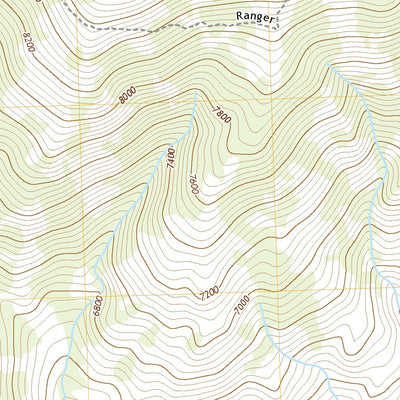 United States Geological Survey Cache Peak, ID (2020, 24000-Scale) digital map