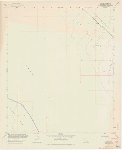 United States Geological Survey Cactus, CA (V1, 1963) digital map