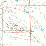 United States Geological Survey Cactus Creek West, MT (1980, 24000-Scale) digital map