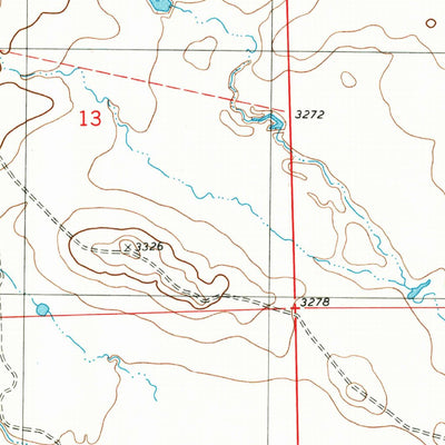 United States Geological Survey Cactus Creek West, MT (1980, 24000-Scale) digital map