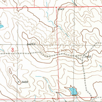 United States Geological Survey Cactus Creek West, MT (1980, 24000-Scale) digital map