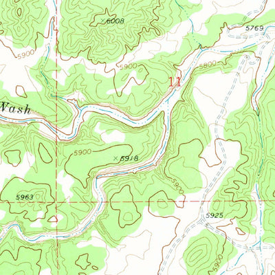 United States Geological Survey Cactus Flat, AZ (1970, 24000-Scale) digital map