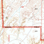 United States Geological Survey Cactus Flat, AZ (1998, 24000-Scale) digital map