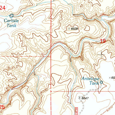 United States Geological Survey Cactus Flat, AZ (1998, 24000-Scale) digital map