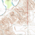 United States Geological Survey Cactus Flat, MT (1985, 24000-Scale) digital map
