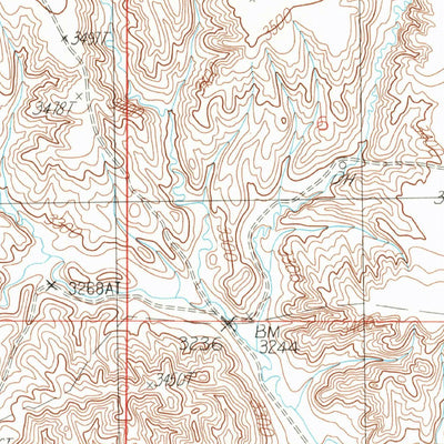 United States Geological Survey Cactus Flat, MT (1985, 24000-Scale) digital map