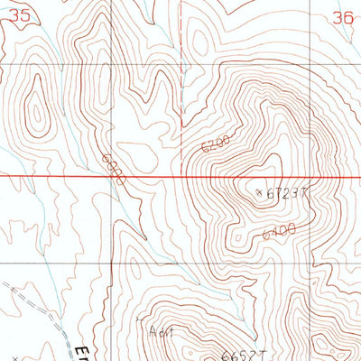 United States Geological Survey Cactus Peak, NV (1987, 24000-Scale) digital map