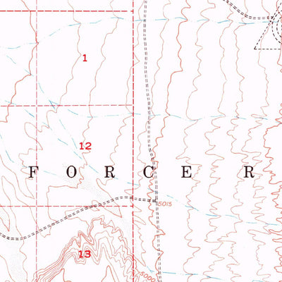 United States Geological Survey Cactus Spring, NV (1952, 62500-Scale) digital map