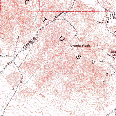 United States Geological Survey Cactus Spring, NV (1952, 62500-Scale) digital map