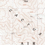 United States Geological Survey Cactus Spring, NV (1988, 24000-Scale) digital map