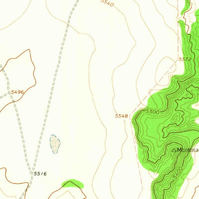 United States Geological Survey Cactus Tank, NM (1963, 24000-Scale) digital map