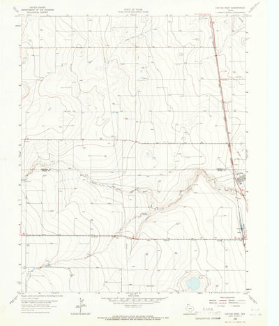 United States Geological Survey Cactus West, TX (1965, 24000-Scale) digital map