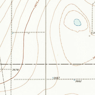 United States Geological Survey Cactus West, TX (1965, 24000-Scale) digital map