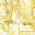 United States Geological Survey Caddo, AL (1950, 24000-Scale) digital map