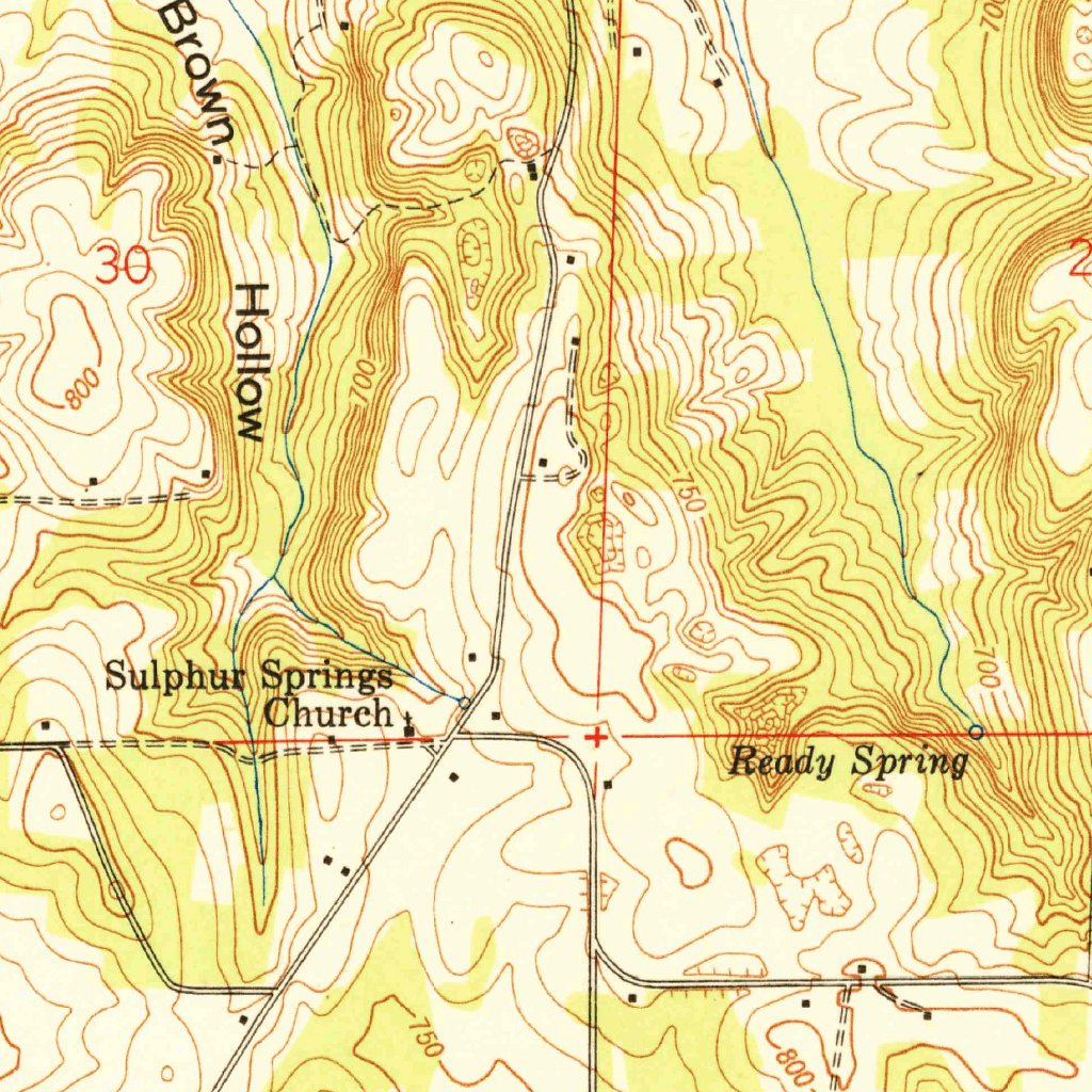 Caddo, AL (1950, 24000-Scale) Map by United States Geological Survey ...