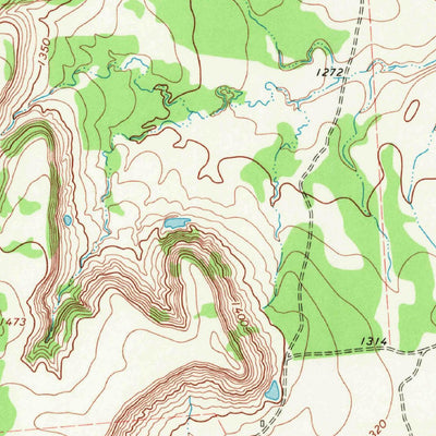 United States Geological Survey Caddo NE, TX (1967, 24000-Scale) digital map
