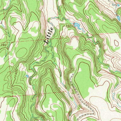 United States Geological Survey Caddo NE, TX (1967, 24000-Scale) digital map