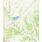 United States Geological Survey Caddo South, OK (1969, 24000-Scale) digital map