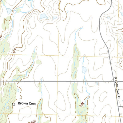 United States Geological Survey Caddo South, OK (2022, 24000-Scale) digital map