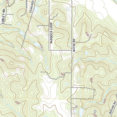 United States Geological Survey Caddo South, OK (2022, 24000-Scale) digital map