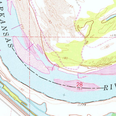 United States Geological Survey Cades, AR (1964, 24000-Scale) digital map