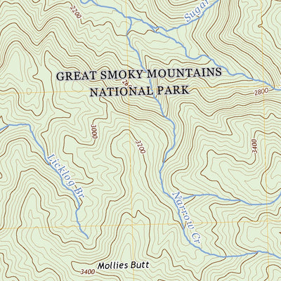 United States Geological Survey Cades Cove, TN (2022, 24000-Scale) digital map