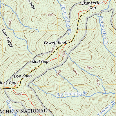 United States Geological Survey Cades Cove, TN (2022, 24000-Scale) digital map