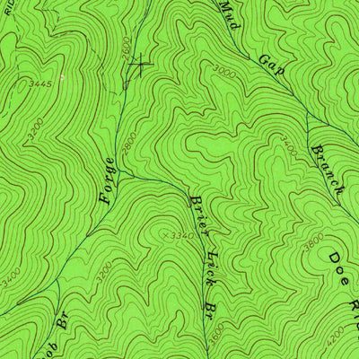 United States Geological Survey Cades Cove, TN-NC (1964, 24000-Scale) digital map