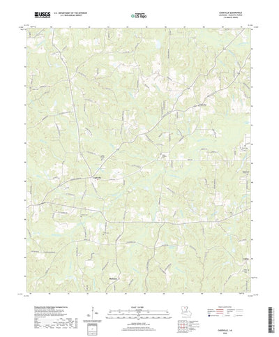 United States Geological Survey Cadeville, LA (2020, 24000-Scale) digital map