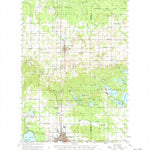 United States Geological Survey Cadillac North, MI (1956, 62500-Scale) digital map