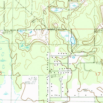 United States Geological Survey Cadillac North, MI (1983, 24000-Scale) digital map